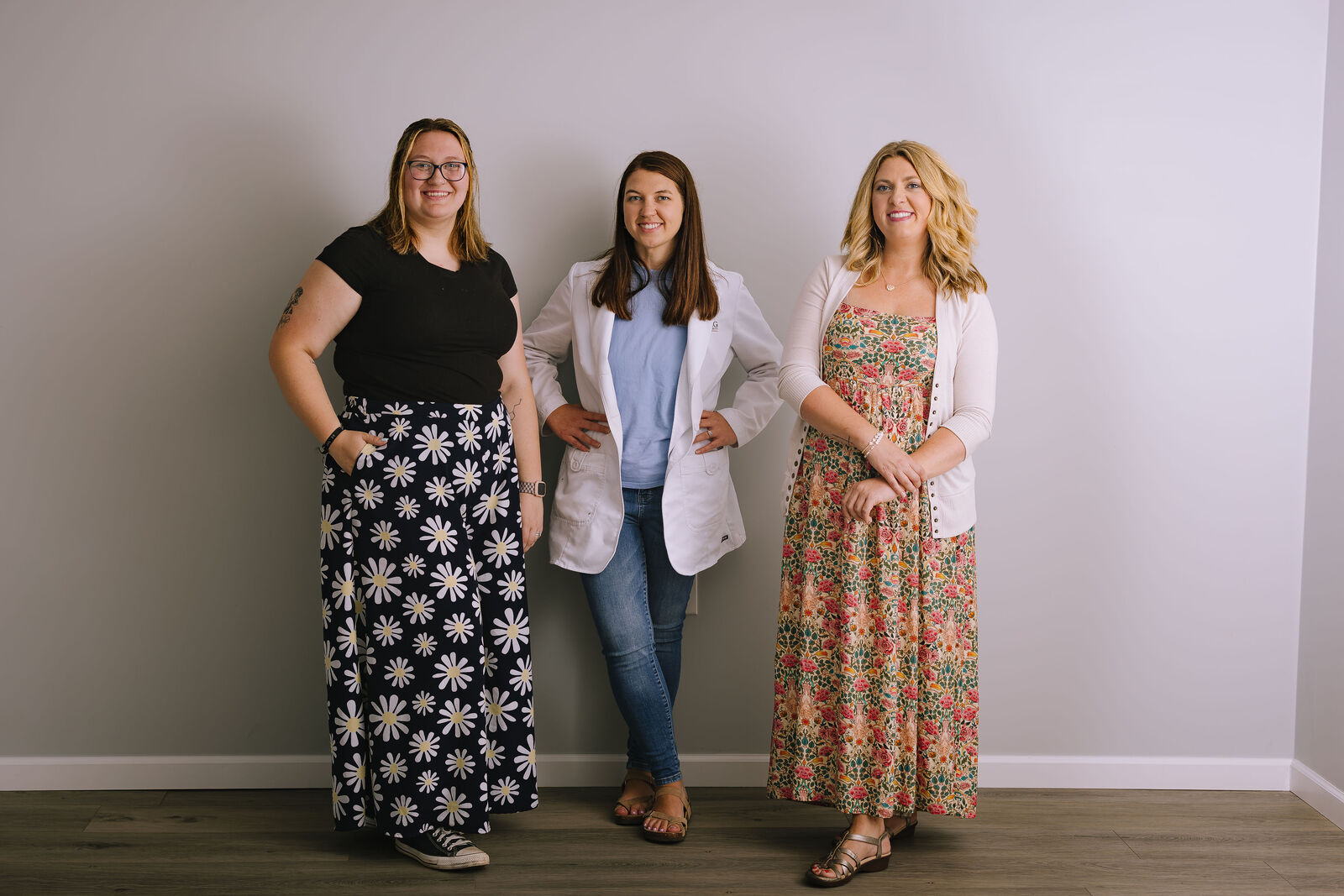 Pioneer Counseling Center interns Sarai Crawford, Katelin Walcott, and Melody West